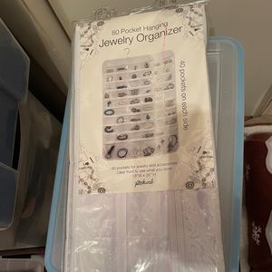 80 Pocket Hanging Jewelry Organizer